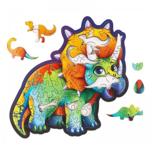 Заказать Пазлы Лесная мастерская Трицератопс 9951310 в Спорткомплекте с доставкой и недорого!