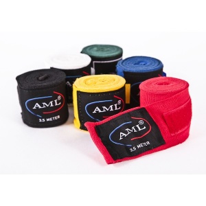 Заказать Бинт боксерский AML 100-Bl эластичный в Спорткомплекте с доставкой и недорого!