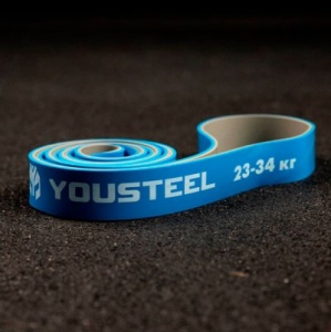 Заказать Резиновая петля Yousteel 23-34 кг двухцветная в Спорткомплекте с доставкой и недорого!