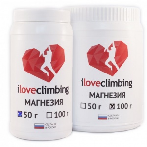 Заказать Магнезия IloveClimbingPRO 100гр. в Спорткомплекте с доставкой и недорого! Заказать Магнезия IloveClimbingPRO 100гр. в Спорткомплекте с доставкой и недорого!