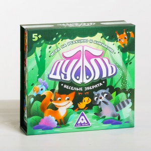 Заказать Настольная игра ЛАС ИГРАС Дуббль Веселые зверята 4622683 в Спорткомплекте с доставкой и недорого!