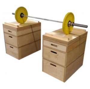 Заказать Плинты тяжелоатлетические деревянные 2х4 шт Spektr Sport КФП_1815 в Спорткомплекте с доставкой и недорого!