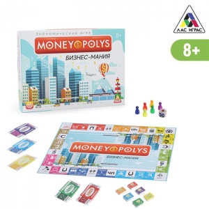 Заказать Настольная игра ЛАС ИГРАС MONEY POLYS Бизнес мания 188079 в Спорткомплекте с доставкой и недорого!