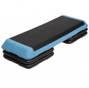 Заказать Степ-платформа STPRO201-2B 3-х уровневая, синий в Спорткомплекте с доставкой и недорого!