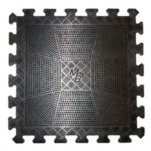 Заказать Коврик резиновый MB Barbell MB-MatB1-20 черный, толщина 20 мм в Спорткомплекте с доставкой и недорого!