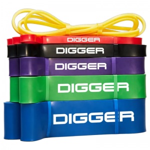 Эспандер ленточный фиолетовый 3,2 мм нагрузка 15,88-38,56 кг Hasttings Digger HD31D4-Purple