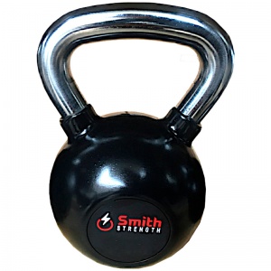 Гиря черная прорезиненная Smith