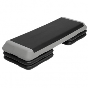 Заказать Степ-платформа STPRO201-1A 3-х уровневая, серый в Спорткомплекте с доставкой и недорого!