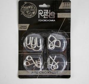 Заказать Набор головоломок Puzzle Игры разума №4 2313413 в Спорткомплекте с доставкой и недорого!