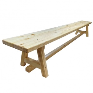 Скамейка гимнастическая на деревянных ножках 2м Atom-Sport АТ515