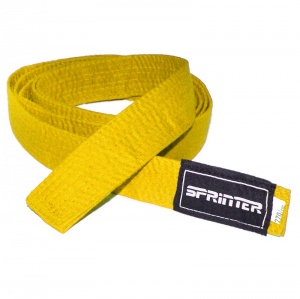 Заказать Пояс для кимоно Sprinter желтый в Спорткомплекте с доставкой и недорого! Заказать Пояс для кимоно Sprinter желтый в Спорткомплекте с доставкой и недорого!