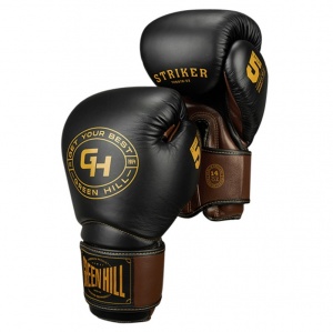 Заказать Перчатки боксерские Green Hill STRIKER THBGTR-02, черный/коричневый в Спорткомплекте с доставкой и недорого! Заказать Перчатки боксерские Green Hill STRIKER THBGTR-02, черный/коричневый в Спорткомплекте с доставкой и недорого!