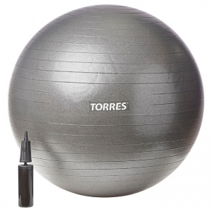 Заказать Мяч гимнастический Torres AL121185BK , 85 см в Спорткомплекте с доставкой и недорого!