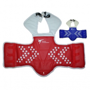 Заказать Жилет защитный для Тхэквондо WTF ZTT POWER ZTT-010 в Спорткомплекте с доставкой и недорого! Заказать Жилет защитный для Тхэквондо WTF ZTT POWER ZTT-010 в Спорткомплекте с доставкой и недорого!