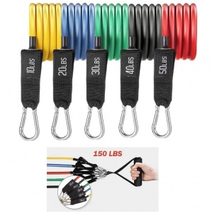 Заказать Эспандер трубчатый с карабинами TheDaiFit 40Lbs (18кг) в Спорткомплекте с доставкой и недорого!