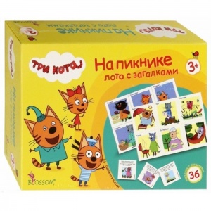 Заказать Лото с загадками Blossom Три Кота На пикнике 4493576 в Спорткомплекте с доставкой и недорого! Заказать Лото с загадками Blossom Три Кота На пикнике 4493576 в Спорткомплекте с доставкой и недорого!