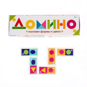 Заказать Домино IQ-ZABIAKA Изучаем цвета и формы 2420300 в Спорткомплекте с доставкой и недорого!