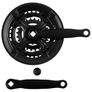 Заказать Шатун Graffiti 4958863 152 мм, 24/34/42T с защитой в Спорткомплекте с доставкой и недорого!