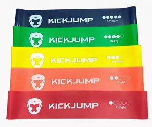 Заказать Набор эспандеров Mini Bands KickJump 5 жгутов в Спорткомплекте с доставкой и недорого!